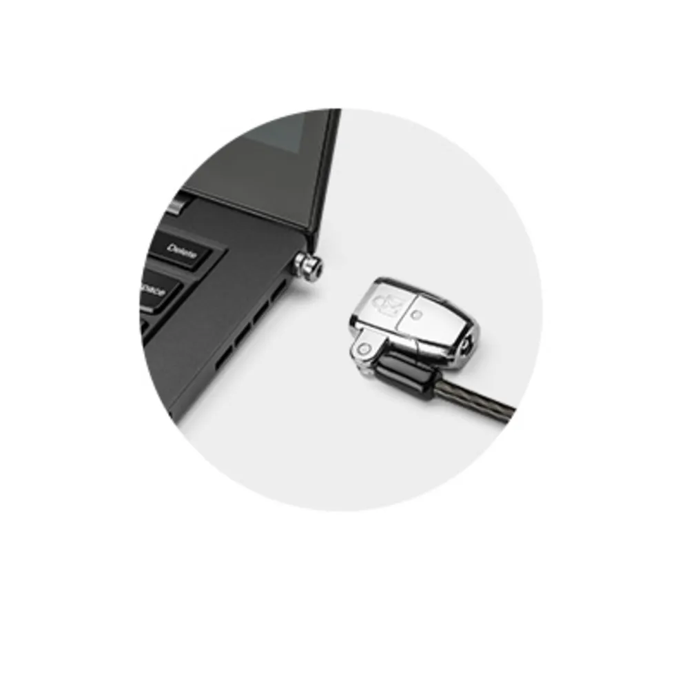 Kensington ClickSafe 2.0 3-in-1 Keyed Laptop Lock (T-Bar, Nano &amp; Wedge Anchors)