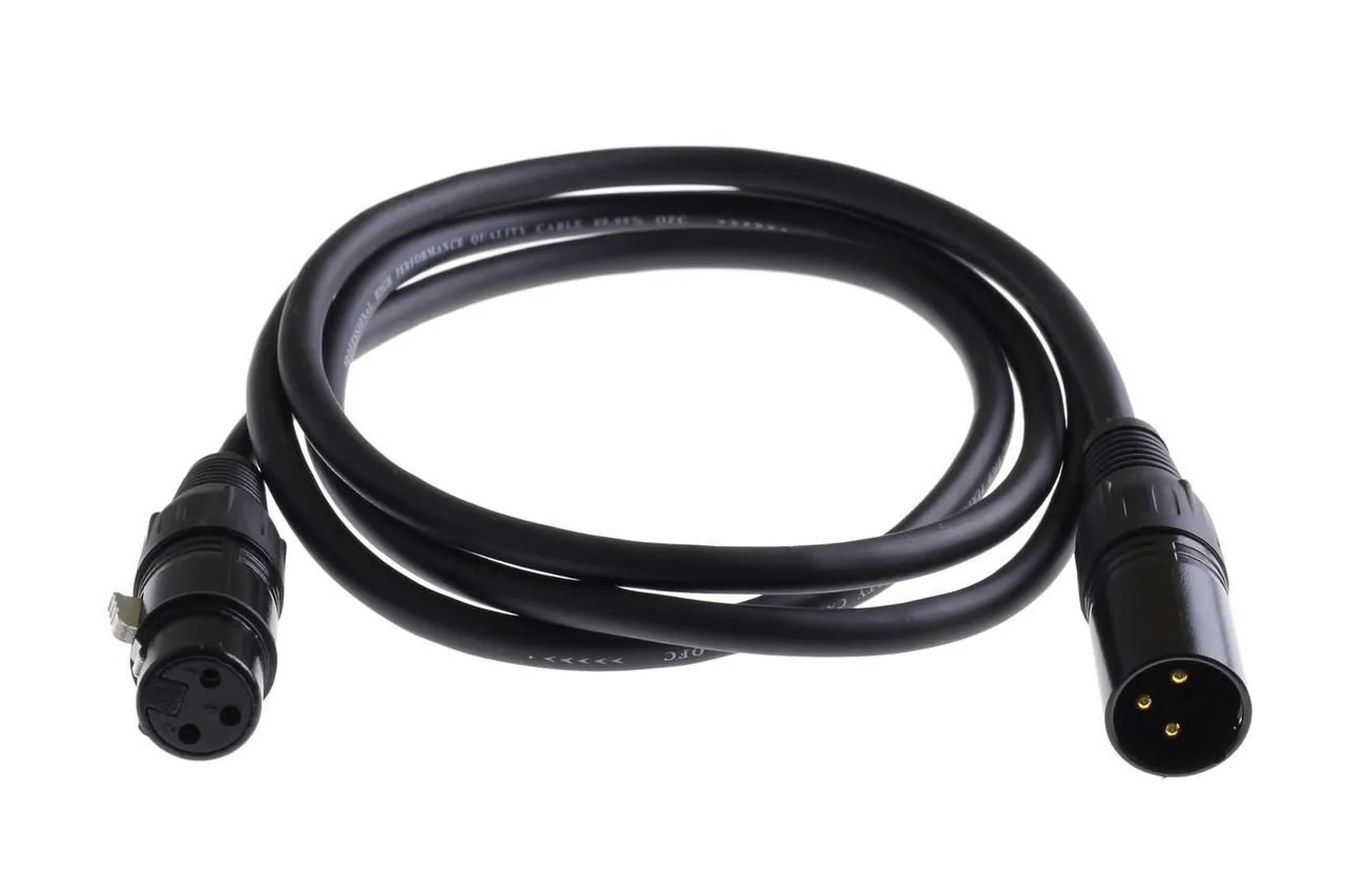 MicroConnect MC-XLR-015 PRO balansoitu XLR -audiokaapeli, 15 m, musta