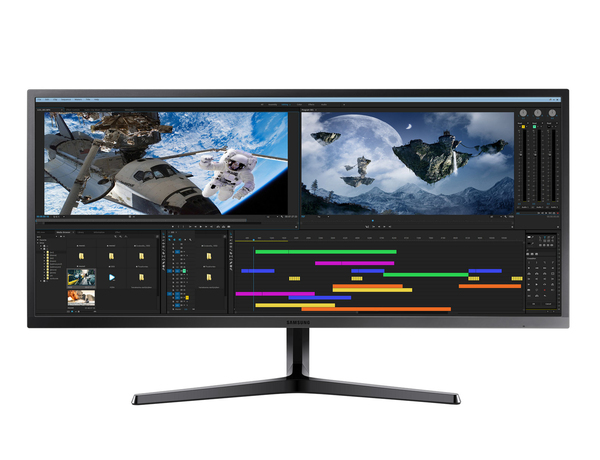 Samsung 34" S34J550WQU, 3440x1440px, VA - sk&auml;rm