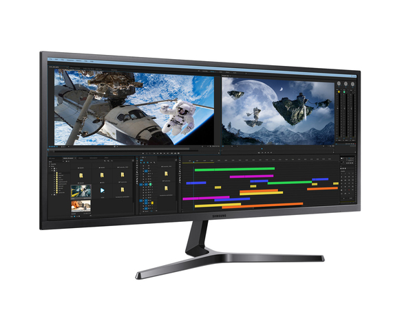 Samsung 34" S34J550WQU, 3440x1440px, VA - sk&auml;rm