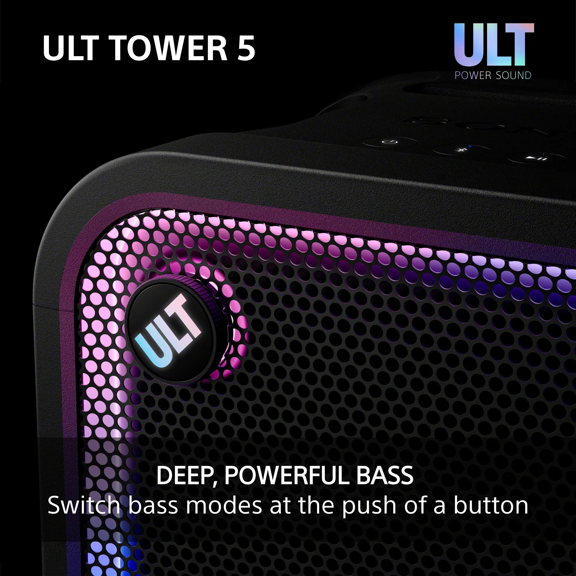 Wired, Bluetooth Party Speaker, Black