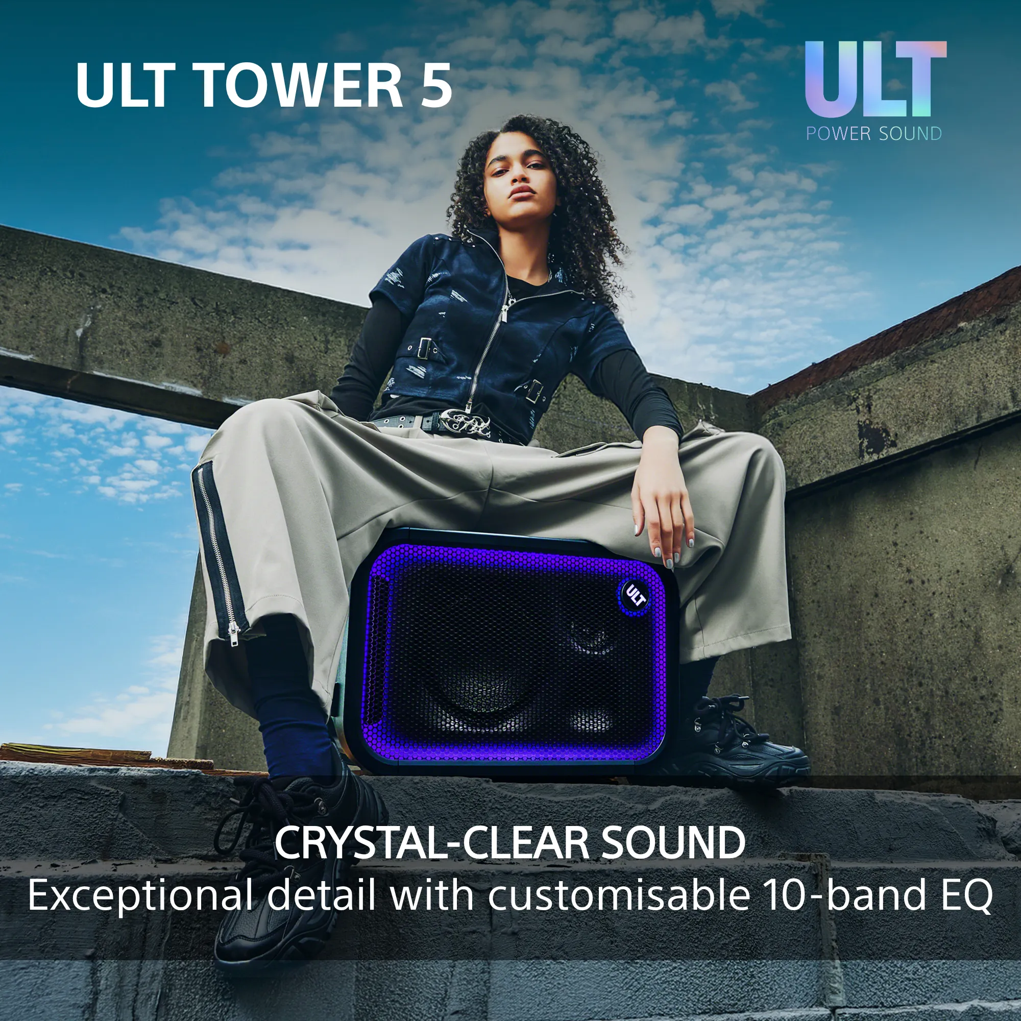 Wired, Bluetooth Party Speaker, Black