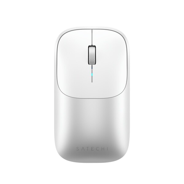 Satechi Slim EX ST-MEXS Wireless Ergonomic Mouse, Silver
