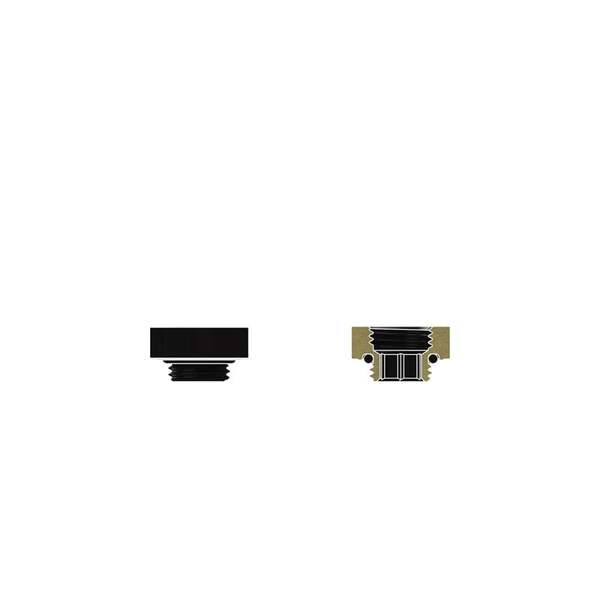 Thermal Grizzly DeltaMate Extender MF10, Extender Fitting, 10.5 mm, Matt Black