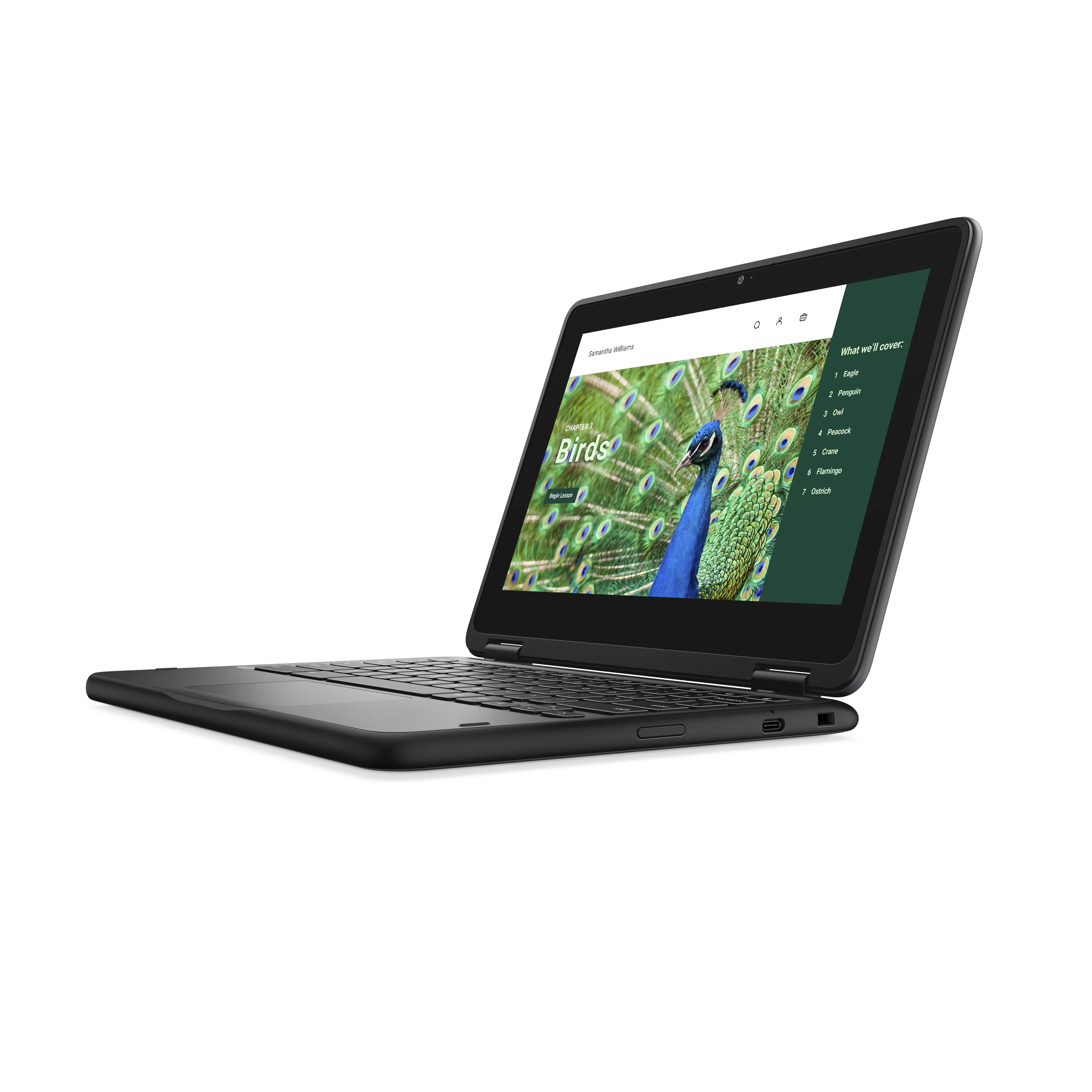 DELL Chromebook 3120 11.6" N100, 4 Gt, 64 Gt -kannettava, musta