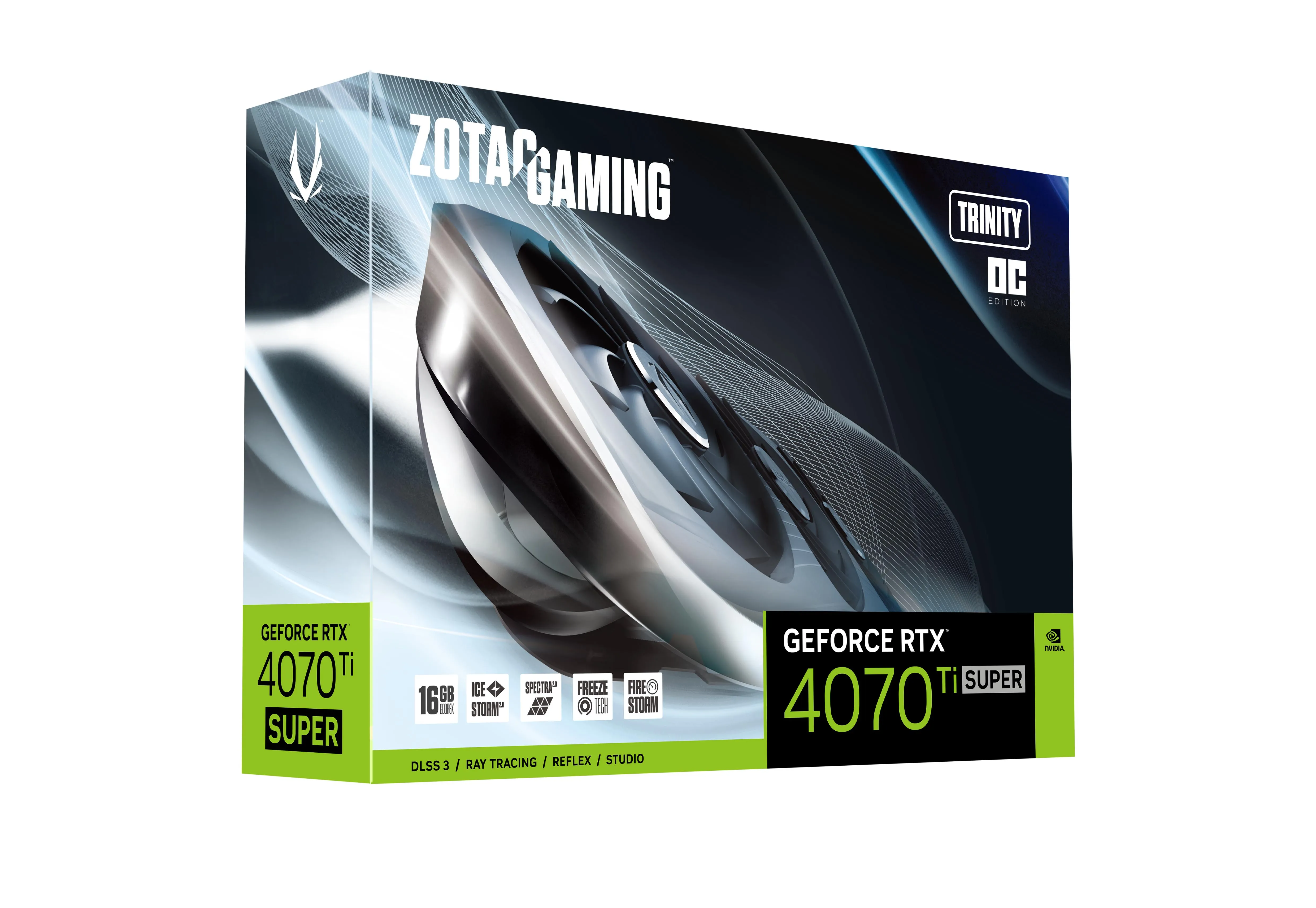 Zotac GeForce RTX 4070 Ti SUPER Trinity OC 16GB - graphics card