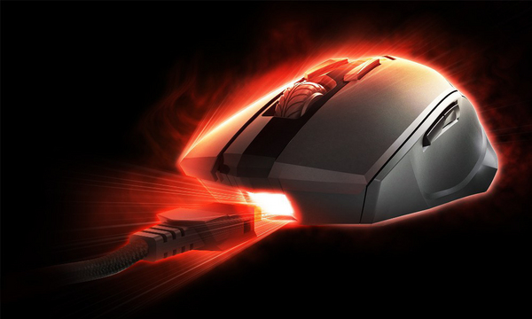 Gigabyte Gaming Mouse M8600 Wireless + Wired, Laser, USB