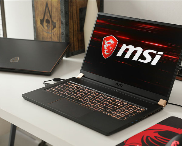 MSI 17.3" GS75 Stealth, 16GB / 512 GB SSD, RTX 2060, Win 10 Home - gaming notebook, Black