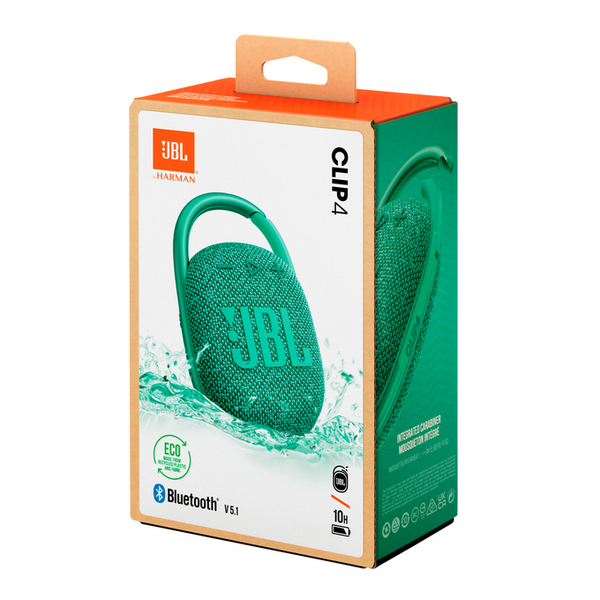 JBL Clip 4 Eco - Bluetooth speaker, Green