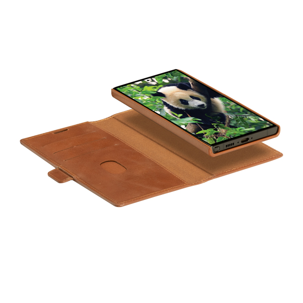 Dbramante1928 Lynge, Galaxy S23 Ultra - Wallet Case, Tan