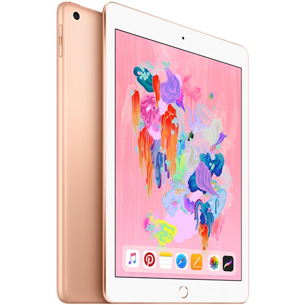 Apple iPad Wi-Fi 128 Gt -tabletti, Kulta (2018)