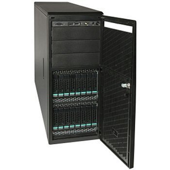 Intel Server Chassis P4216XXMHGC - - torni - 4U - SSI EEB - SATA/SAS - pikavaihto - virtal&auml;hde - k&auml;yt&ouml;naikainen kytkent&auml; - USB