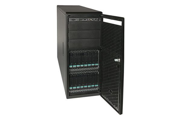 Intel Server Chassis P4216XXMHGC - - torni - 4U - SSI EEB - SATA/SAS - pikavaihto - virtal&auml;hde - k&auml;yt&ouml;naikainen kytkent&auml; - USB