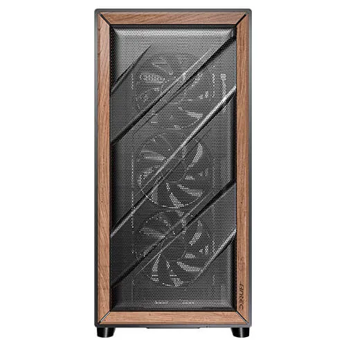 Antec FLUX SE Midi-Tower Case with window, Black/Wood