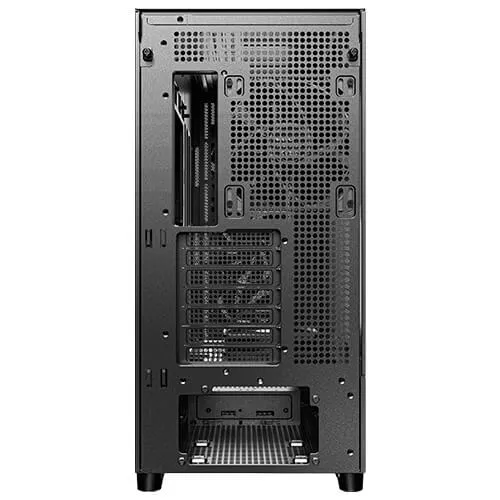 Antec FLUX SE Midi-Tower Case with window, Black/Wood