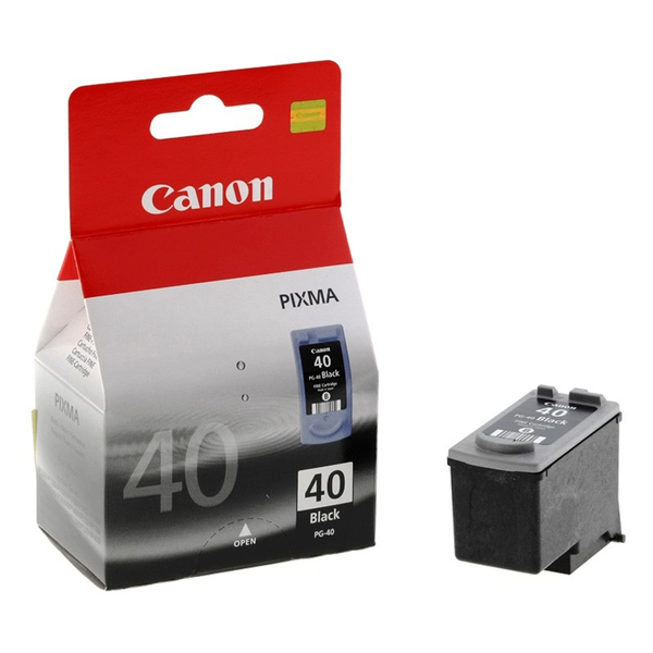 Canon PG-40 - Musta - alkuper&auml;inen - mustes&auml;ili&ouml; malleihin FAX JX210, PIXMA iP1800, iP1900, iP2600, MP140, MP190, MP210, MP220, MP470, MX300, MX310