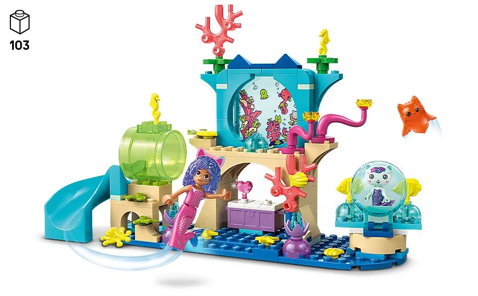 LEGO Gabby&rsquo;s Dollhouse Gabbys Sj&ouml;jungfruns akvarie&auml;ventyr 11204