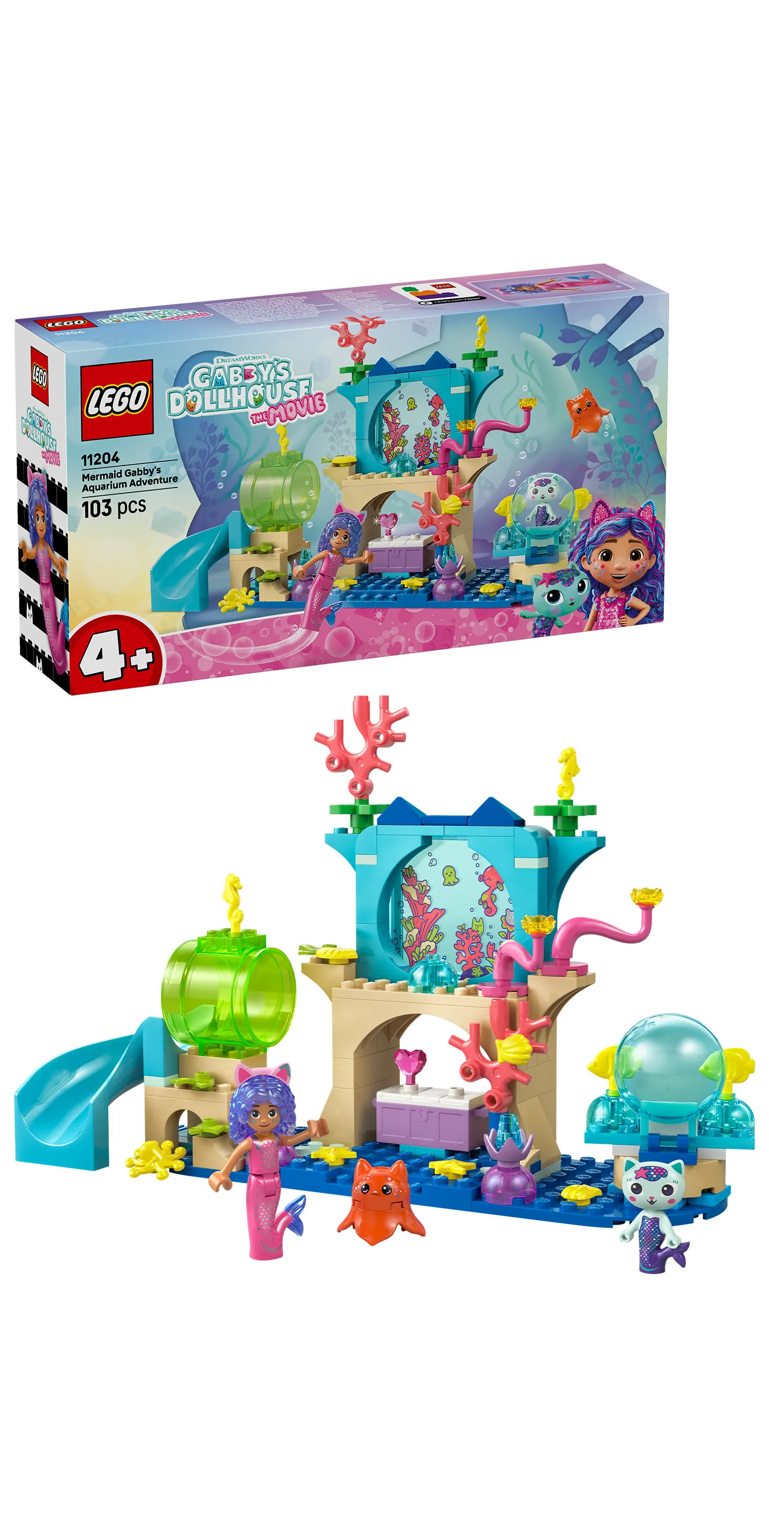 LEGO Gabby&rsquo;s Dollhouse Gabbys Sj&ouml;jungfruns akvarie&auml;ventyr 11204