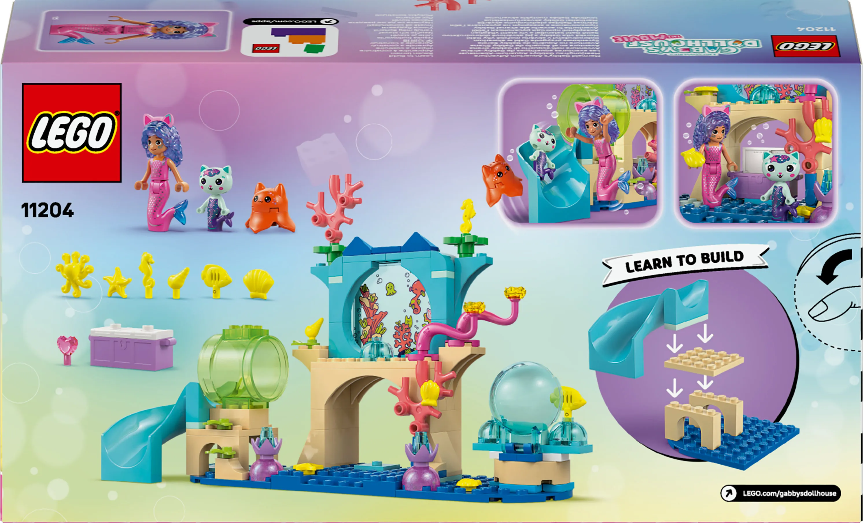 LEGO Gabby&rsquo;s Dollhouse Gabbys Sj&ouml;jungfruns akvarie&auml;ventyr 11204