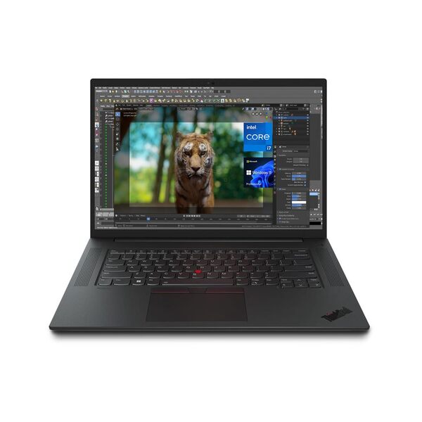 Lenovo ThinkPad P1 Gen 5 16" i7-12800H, 16GB, 512GB, RTX A3000, Win 11 Pro - Notebook, Black