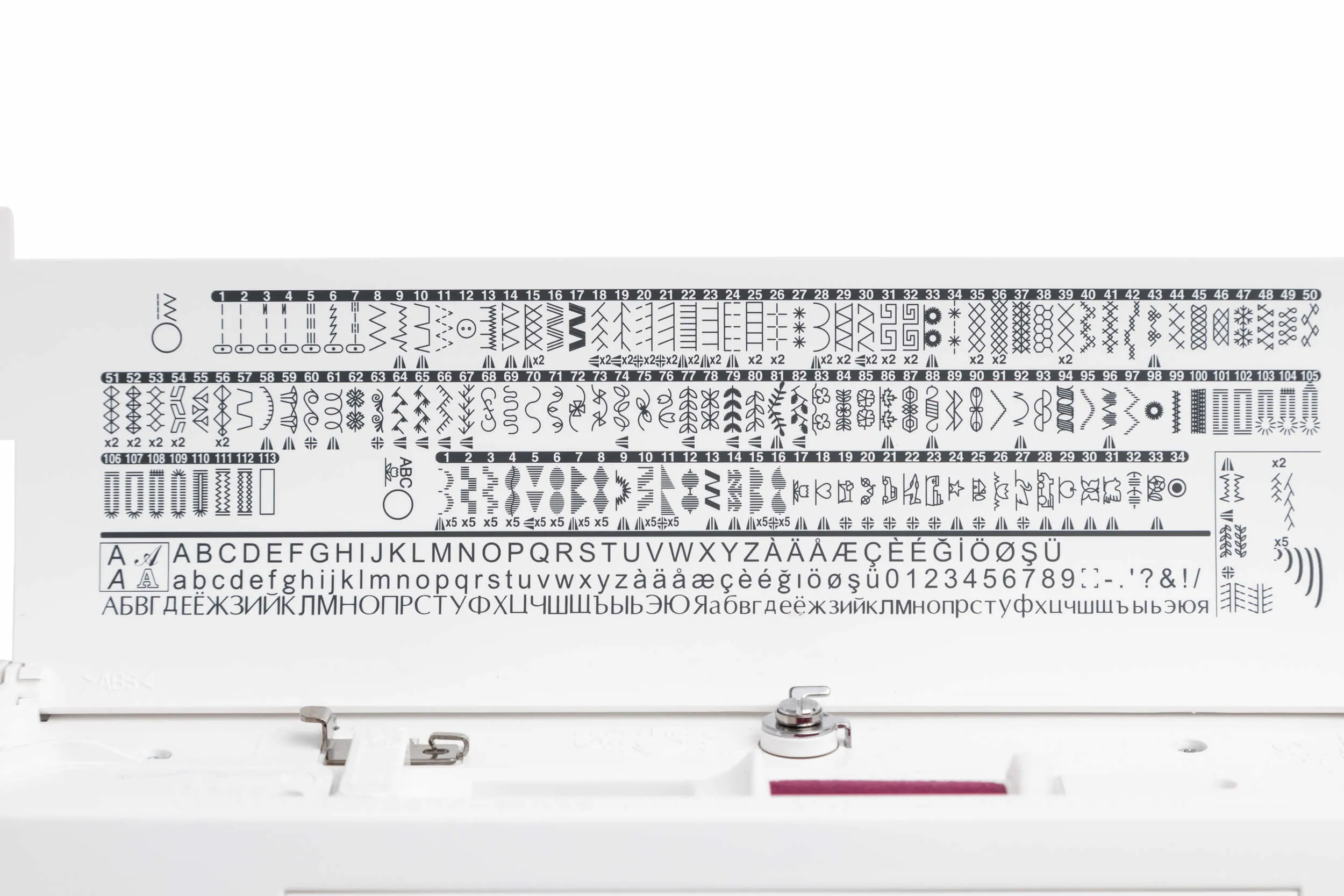 Singer Legacy 430 Professional symaskin, 810 s&ouml;mmar, vit