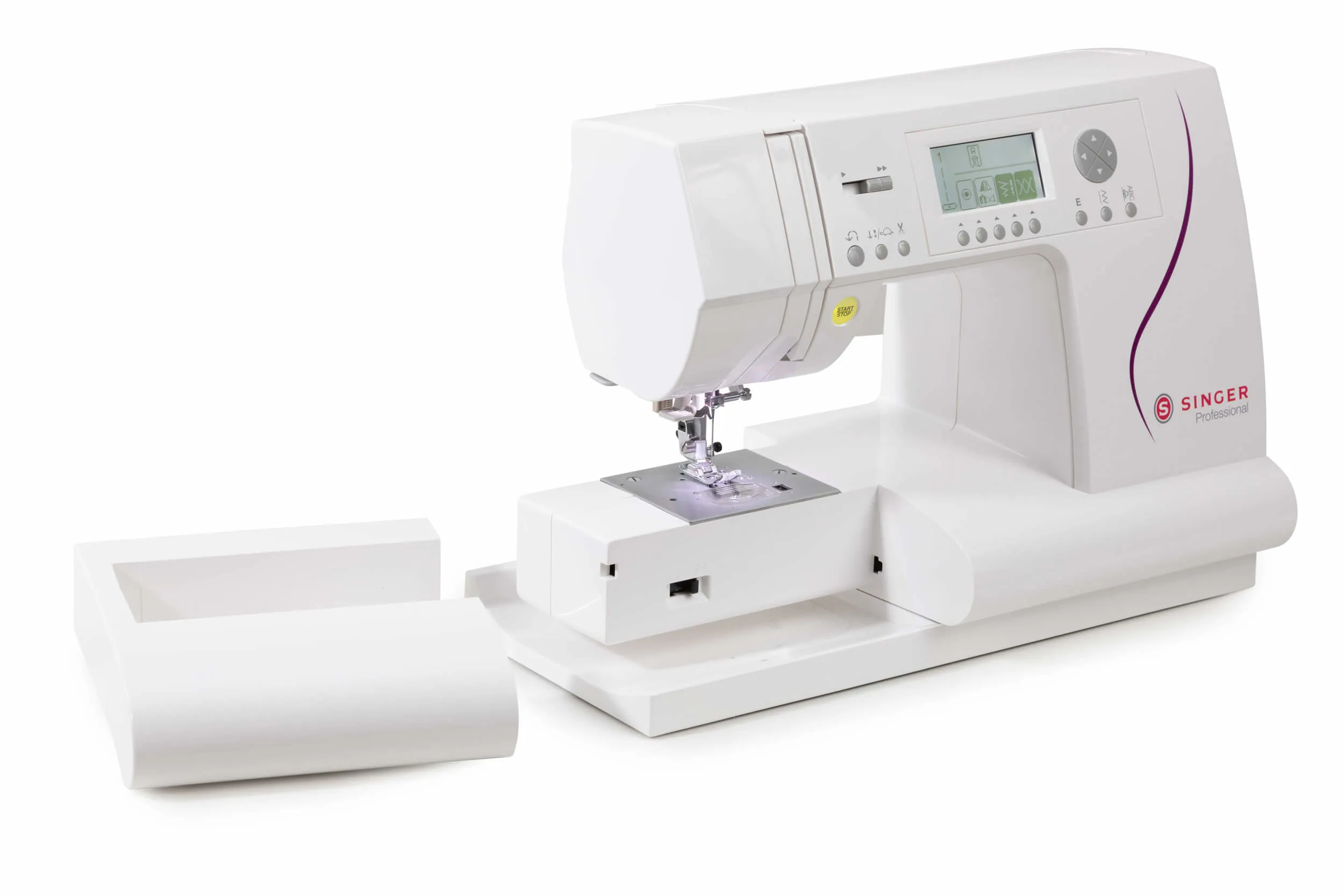 Singer Legacy 430 Professional symaskin, 810 s&ouml;mmar, vit