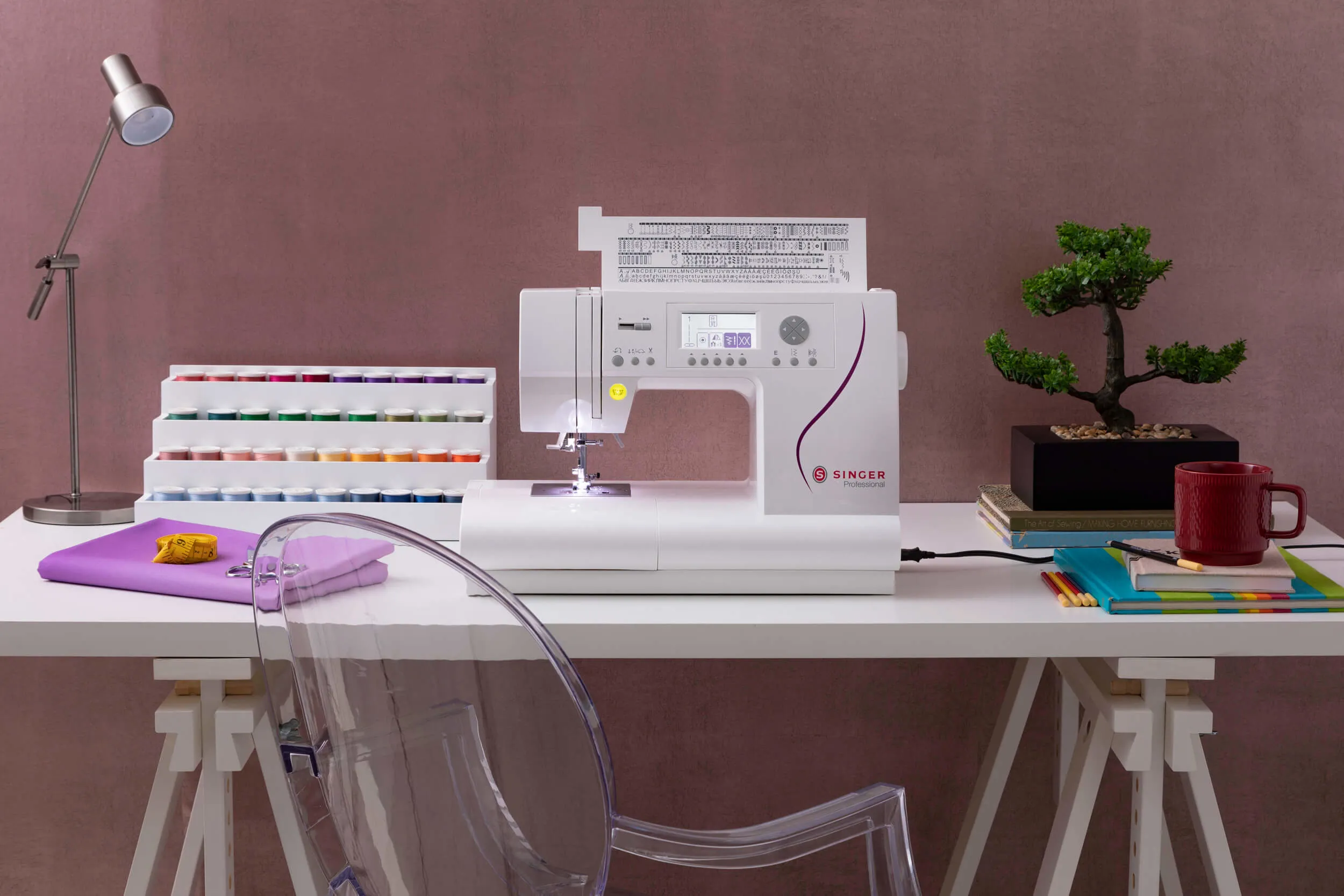 Singer Legacy 430 Professional -ompelukone, 810 ommelta, valkoinen
