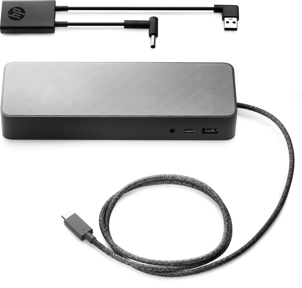 HP 4.5mm and USB Dock Adapter (Power Splitter)