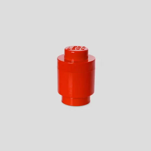 Room Copenhagen LEGO Storage Brick 1 round red - RC40301730