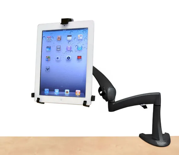 Ergotron Neo-Flex Desk Mount Tablet Arm - Asennuspakkaus ( nivelikäs varsi, pöytäkiinnitysasennus, läpivientiasennus ) tuotteelle tabletti - musta -näytön koko: Ergotron Neo-Flex Desk Mount Tablet Arm - Asennuspakkaus ( nivelikäs varsi, pöytäkiinnitysasennus, läpivientiasennus ) tuotteelle tabletti - musta -näytön koko: