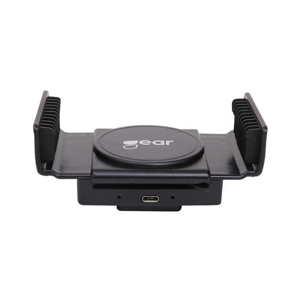 GEAR QI Puhelinpidike 10W Laturi Kiinnitet&auml;&auml;n tuulettimeen