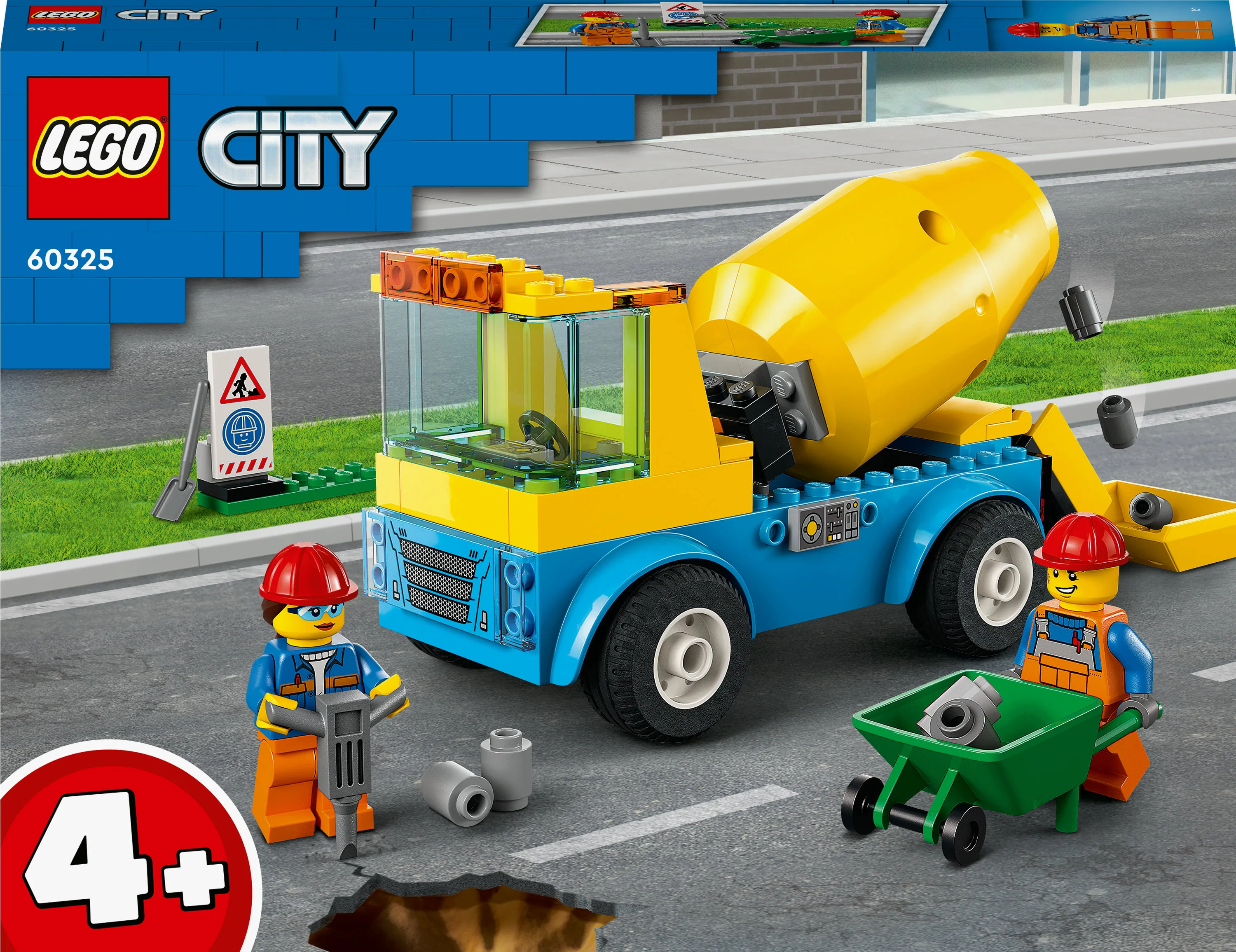 Lego City Great Vehicles - cement mixer truck 60325