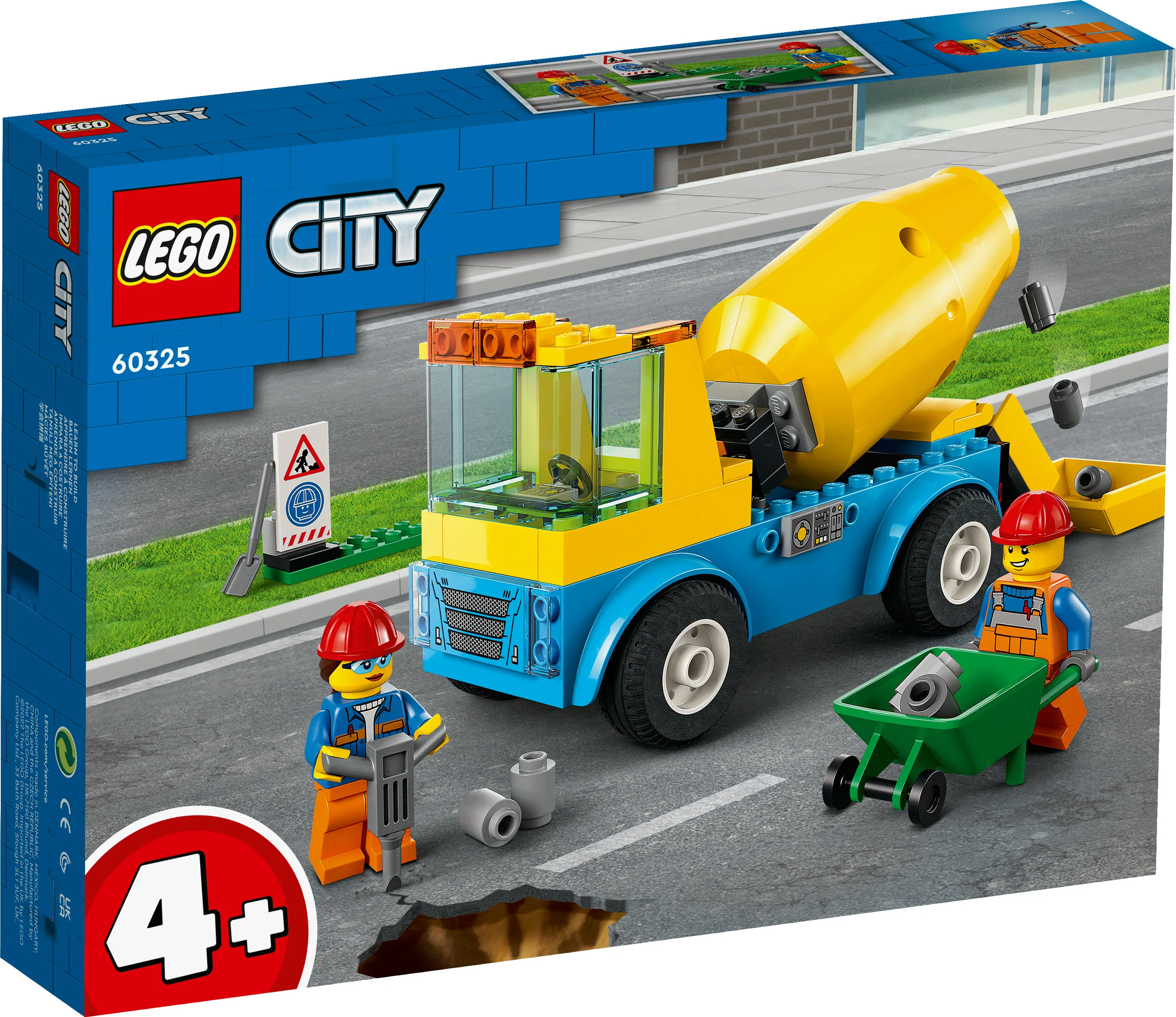 Lego City Great Vehicles - cement mixer truck 60325
