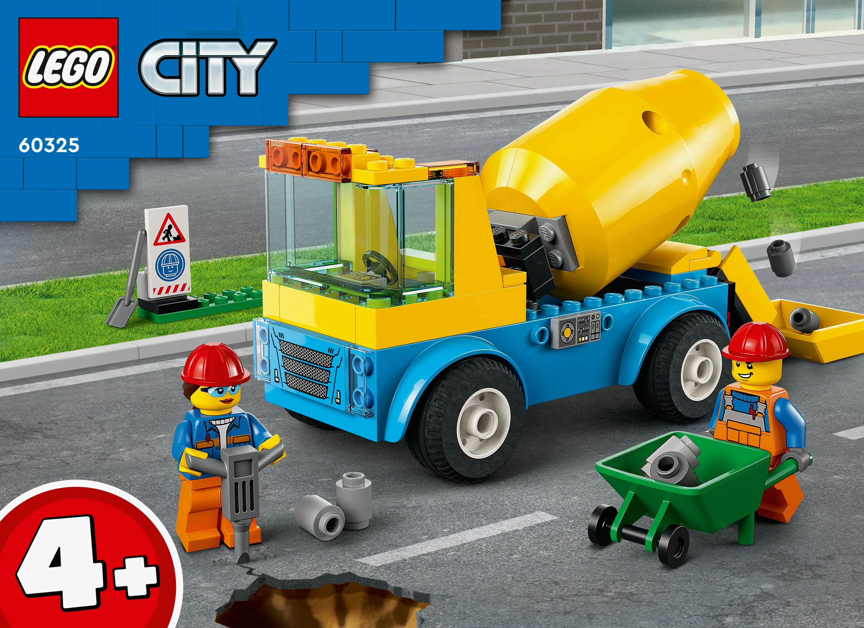 Lego City Great Vehicles - cement mixer truck 60325