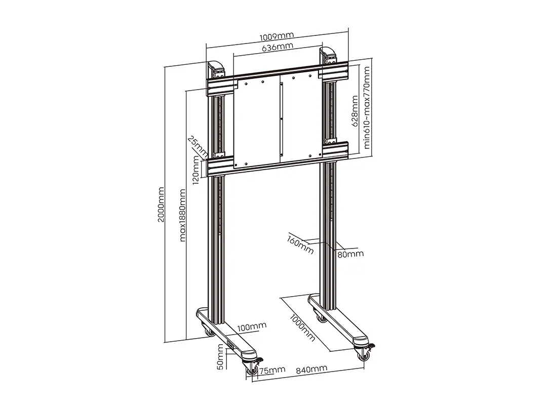 M Counterbalanced Floorstand Structure