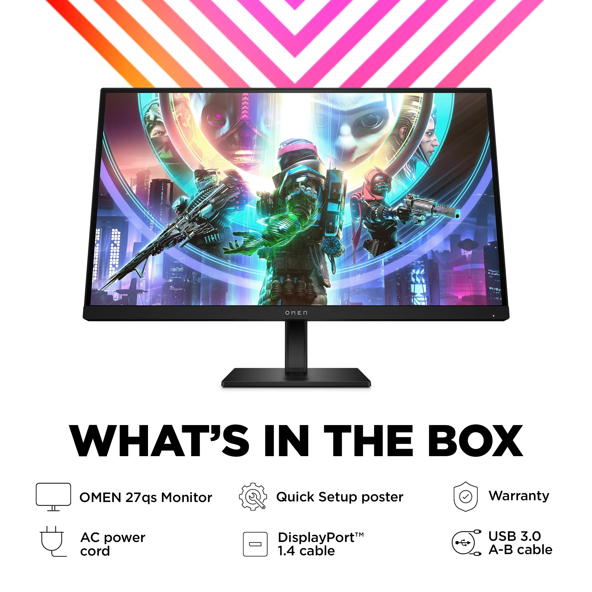 HP OMEN by HP 27QS 27" QHD, IPS, 240Hz -pelin&auml;ytt&ouml;