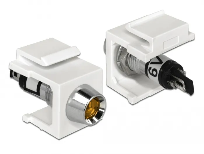 keystone LED orange 6 v ,white