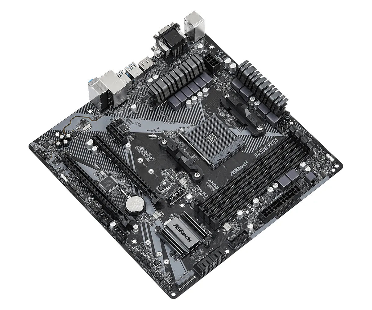 ASRock B450M Pro4 R2.0 mATX - motherboard