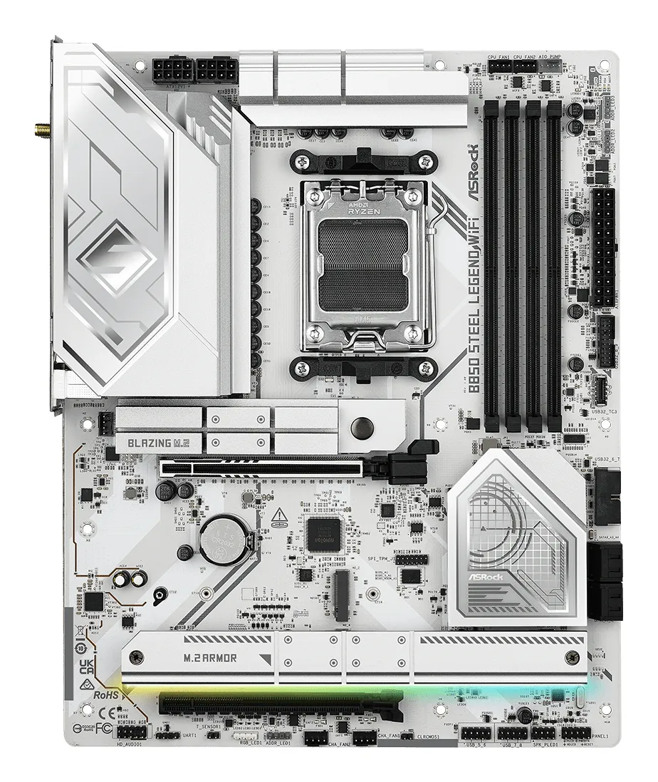 Asrock B850 Steel Legend WiFi ATX AM5 DDR5 -emolevy