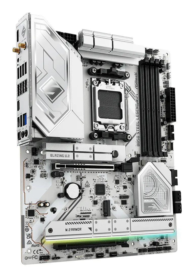 Asrock B850 Steel Legend WiFi ATX AM5 DDR5 -emolevy