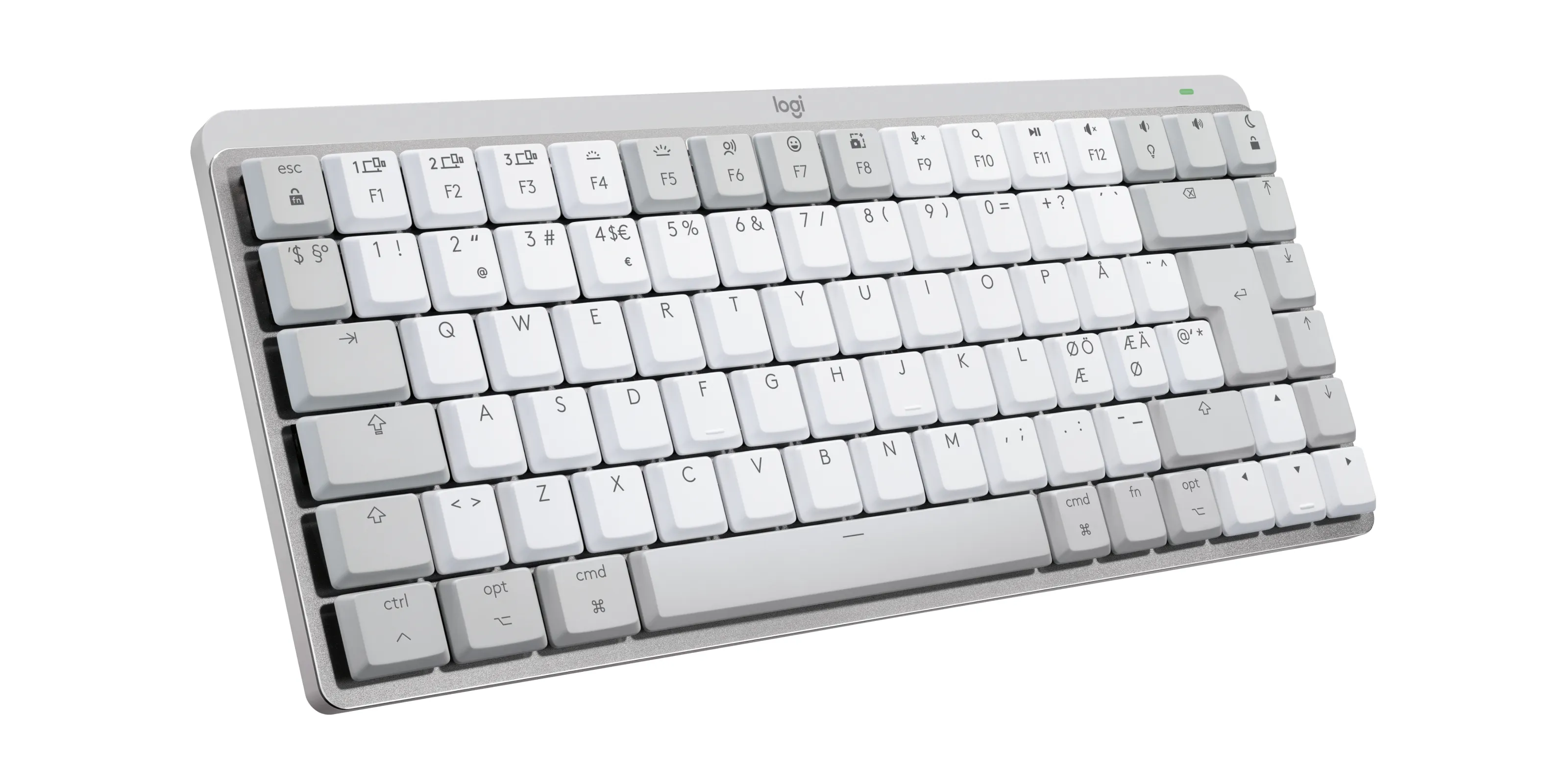 Logitech MX Keys Mechanical Mini for Mac - wireless keyboard, pale/grey