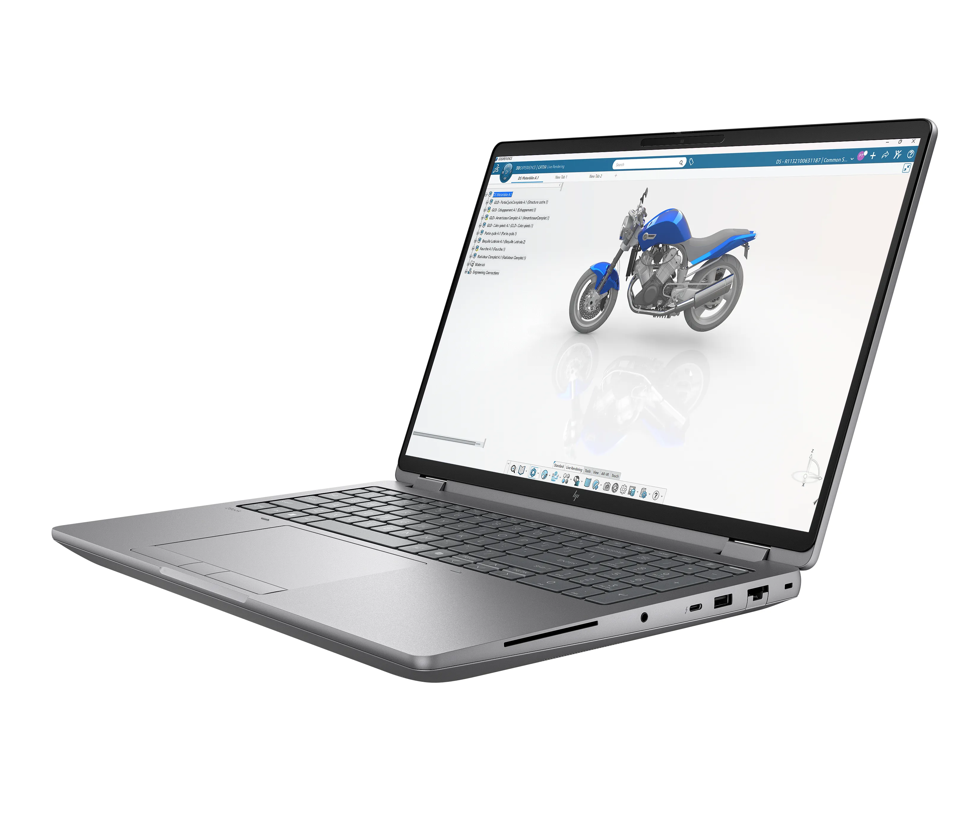 HP ZBook Fury G1i 16" Ultra 9 285HX, 64 GB, 1 TB, RTX PRO 3000 Blackwell, Win 11 Pro - b&auml;rbar dator, silver