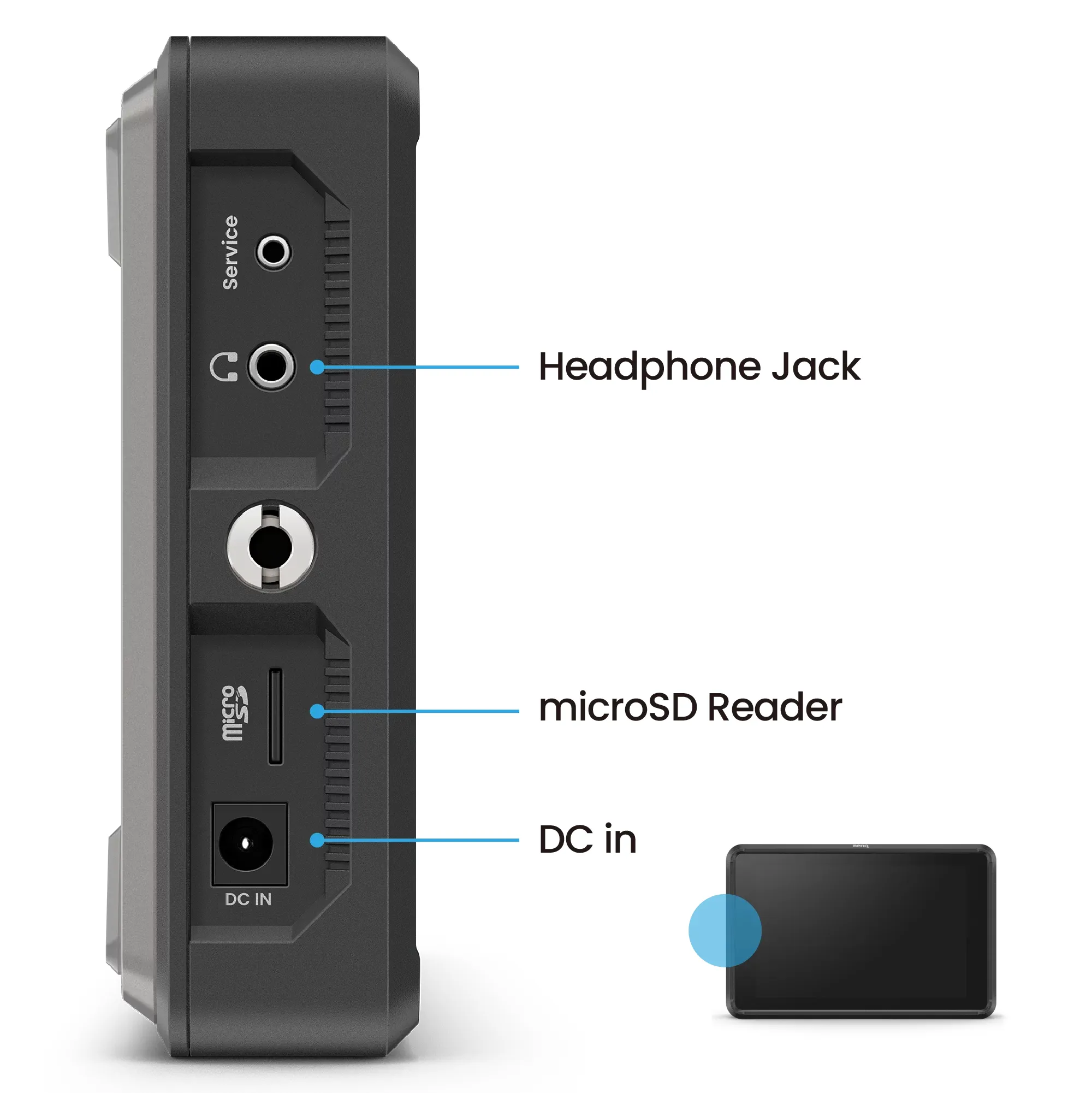 BenQ 7" On-Camera Monitor Toucscreen BenQ 7" On-Camera Monitor Toucscreen