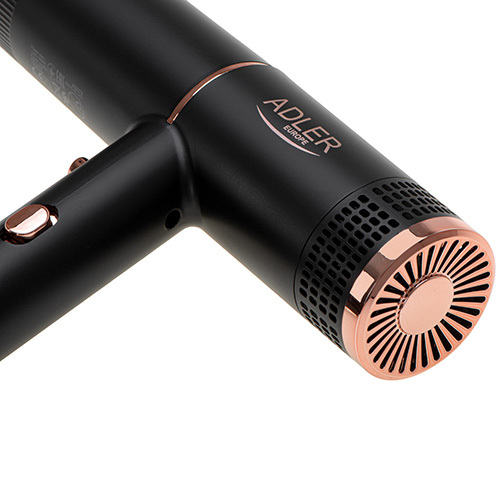 ADLER AD 2278 1400W Hair Dryer, Black/Gold