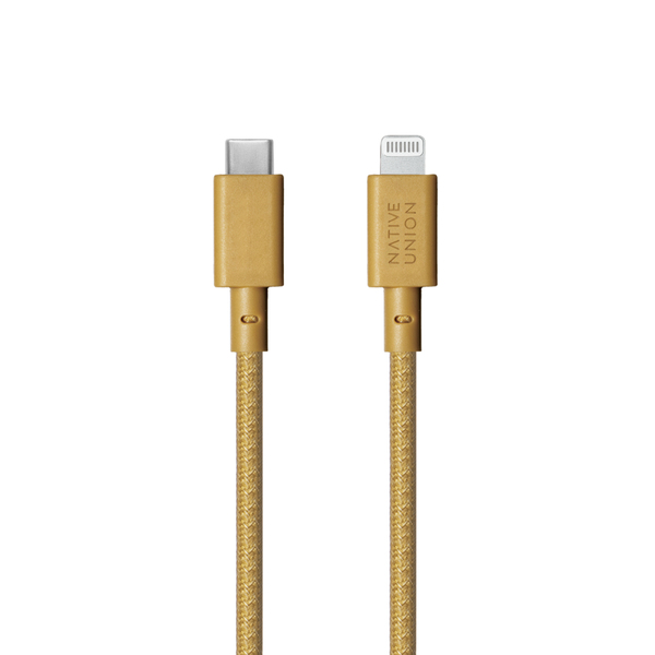 Native Union Belt Cable XL USB-C to Lightning 3m Kraft