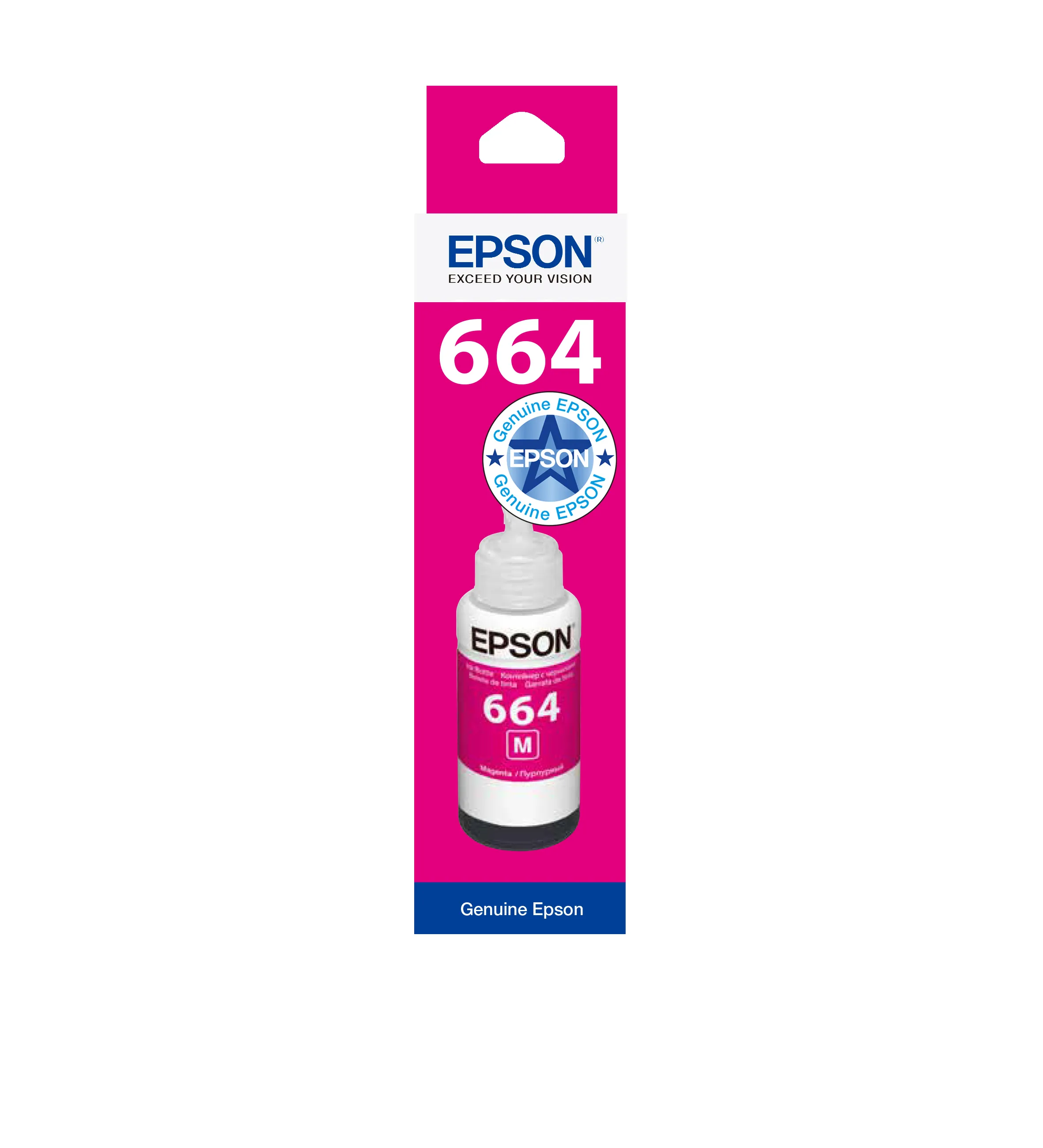 Epson T6643 ink bottle, 70 ml, Magenta