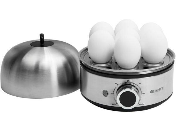 Champion EB600 Egg Cooker, 7 Eggs, Stainless Steel