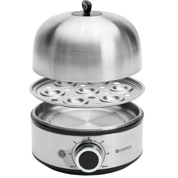 Champion EB600 Egg Cooker, 7 Eggs, Stainless Steel