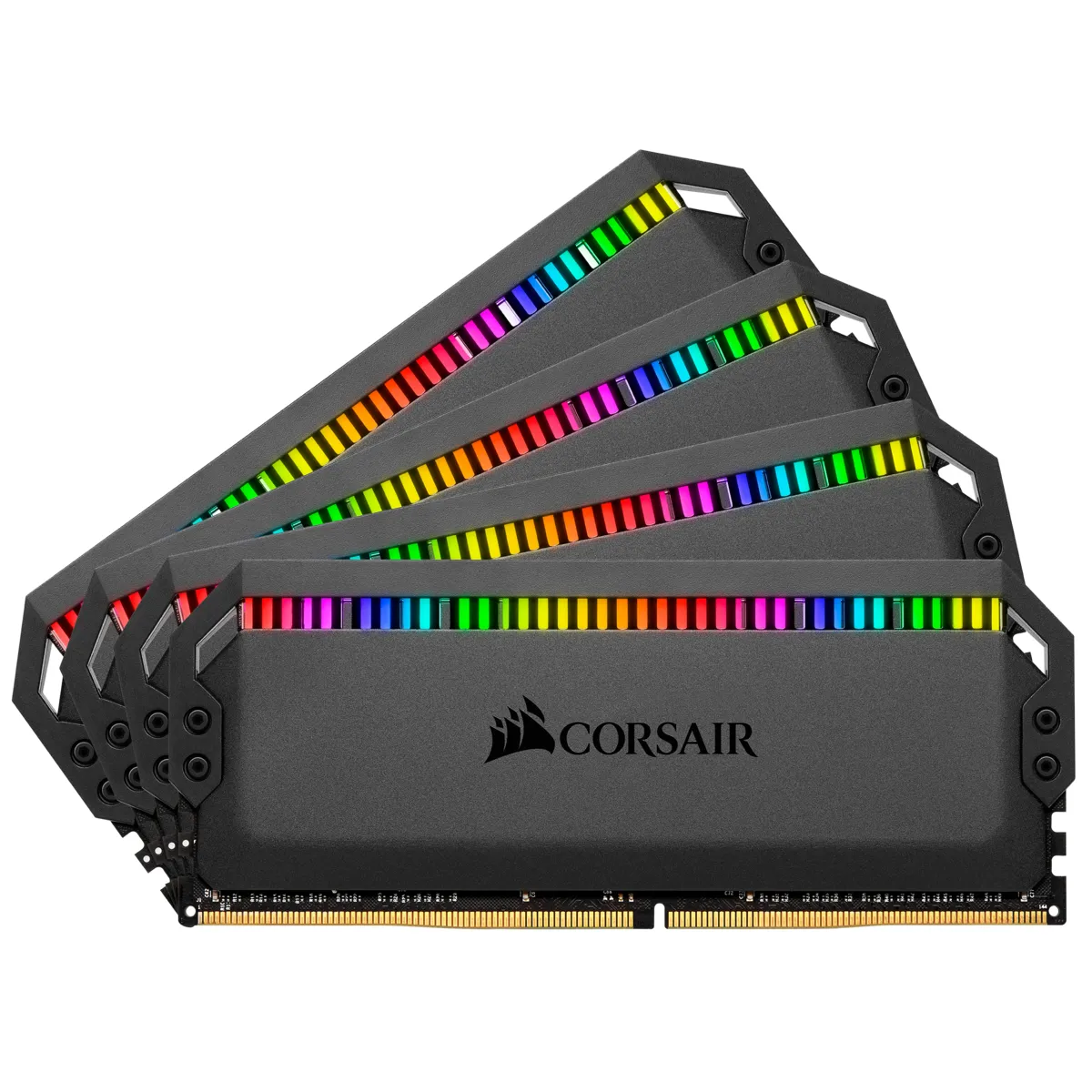 Corsair Dominator Platinum RGB 64 GB (4 x 16 GB) DDR4 3600 MHz, CL18 - minne, Svart