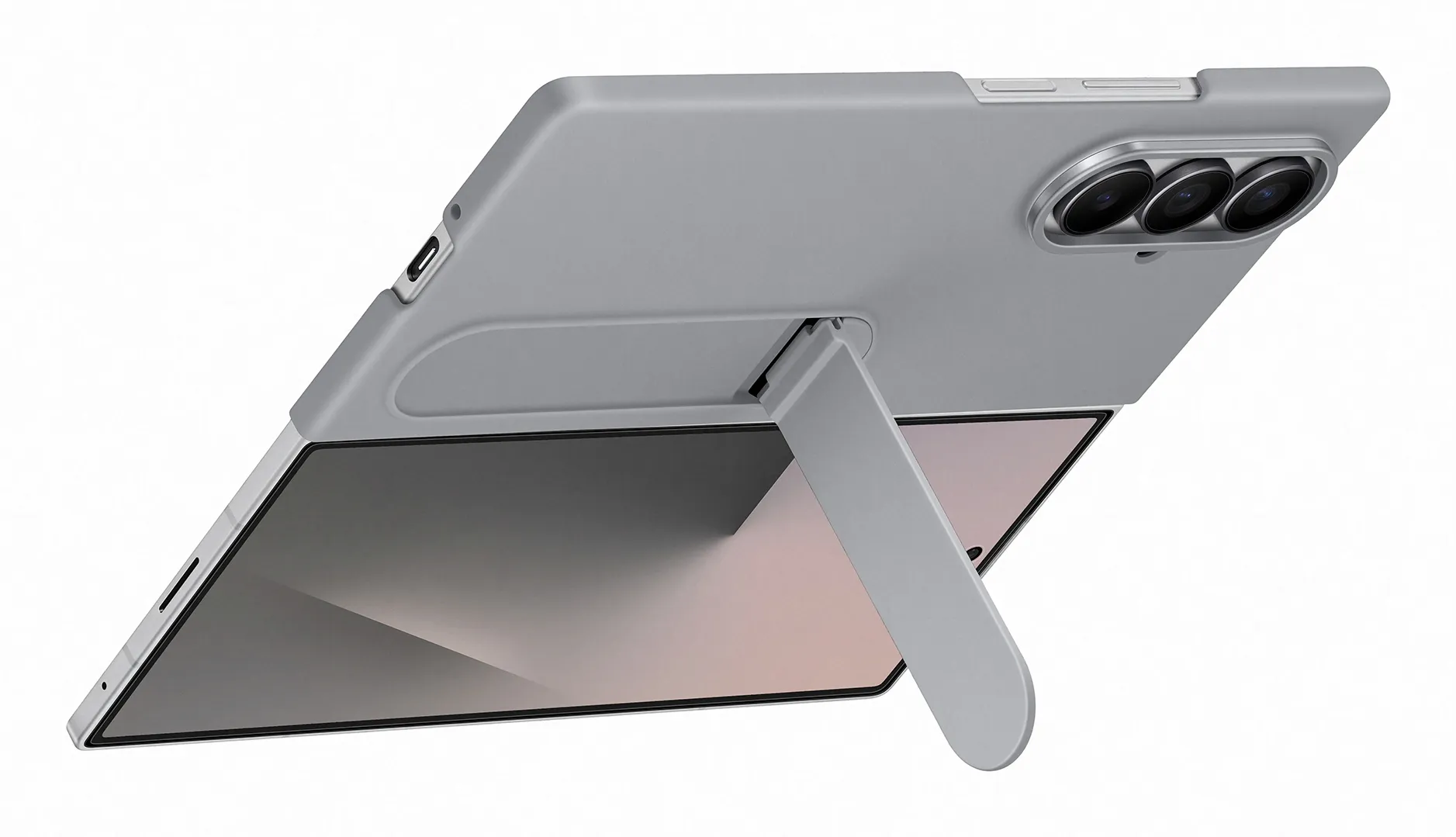 Samsung Galaxy Z Fold7 Silicone Case, Grey